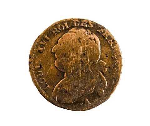piece de monnaie datant de Louis XVI